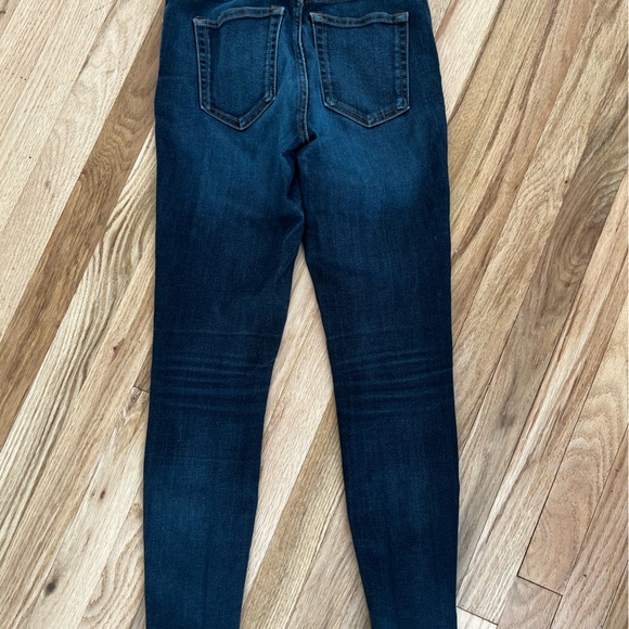 Everlane 25 Ankle High Rise Skinny Jeans (dark wash) - Picture 5 of 6